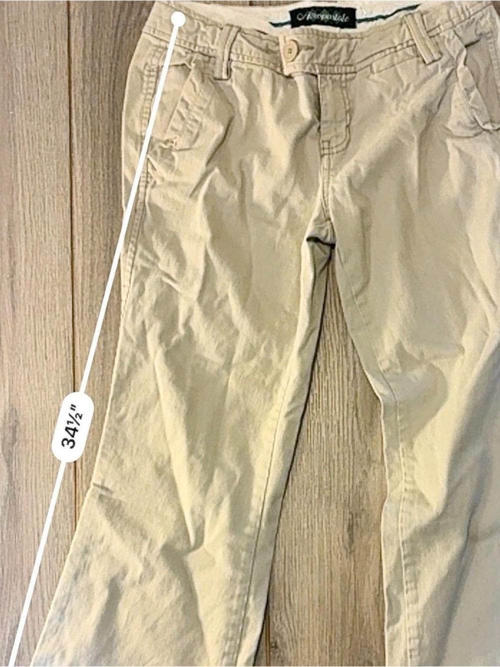 Vintage Aeropostale Wide-Leg Pants (Size 5/6) - Picture 4 of 5